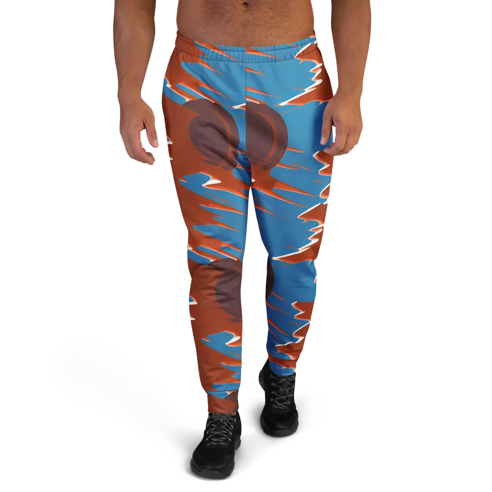 Desert Vortex on Men's Joggers — Front