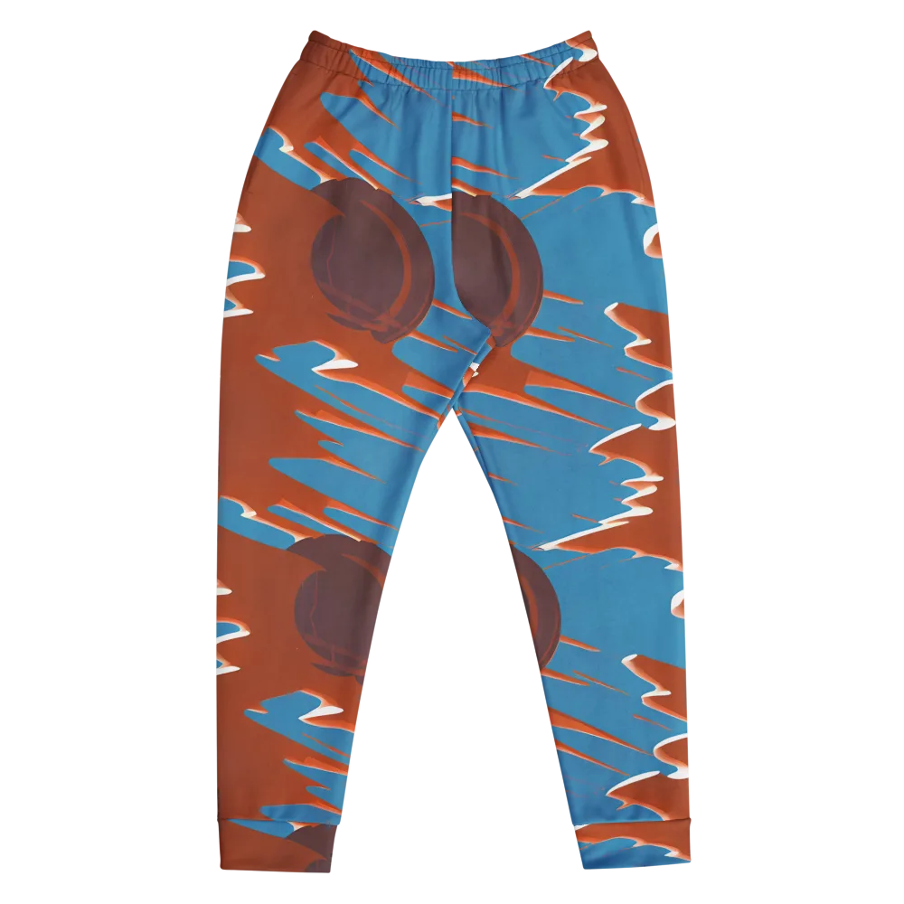 Desert Vortex on Men's Joggers — Front