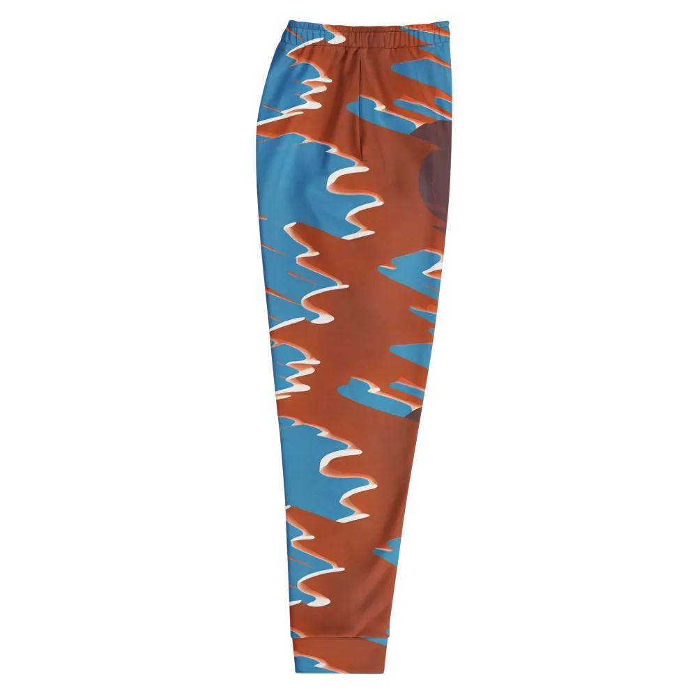 Desert Vortex on Men's Joggers — Right