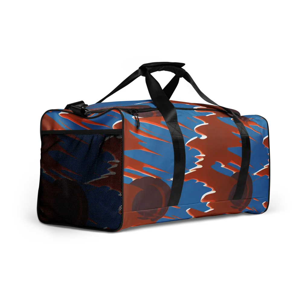Desert Vortex on Duffle Bag — Right Front