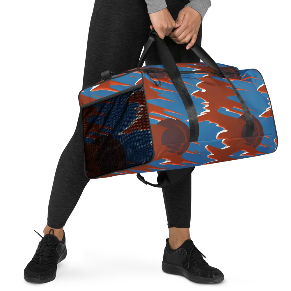Desert Vortex on Duffle Bag — Right Front