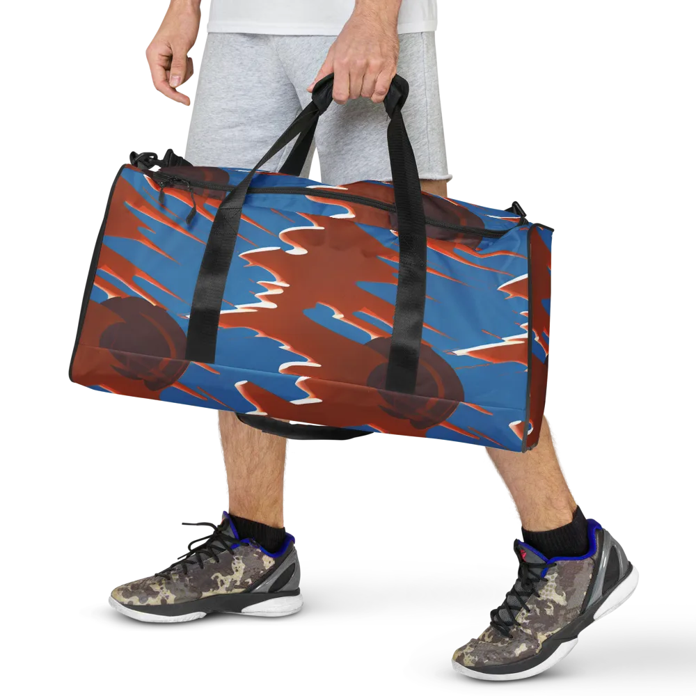 Desert Vortex on Duffle Bag — Front