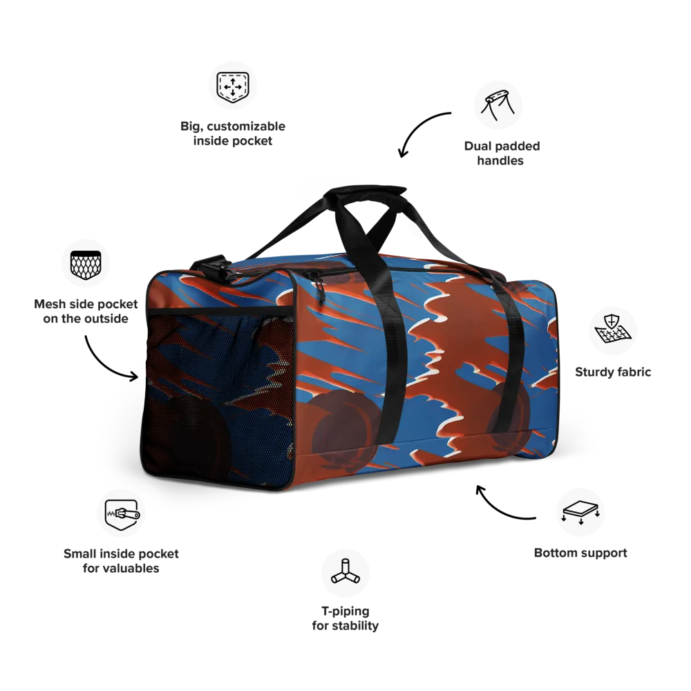 Desert Vortex on Duffle Bag — Right Front