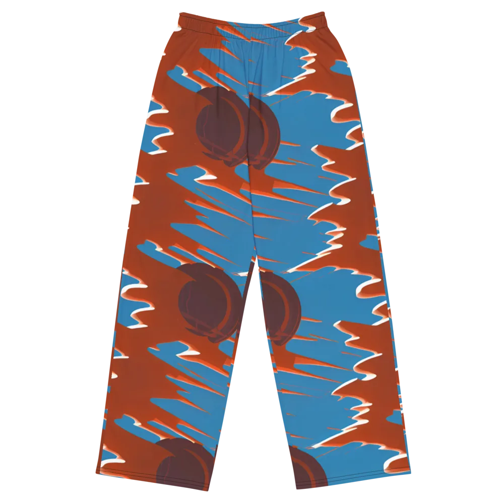 Desert Vortex on Wide-Leg Pants — Front