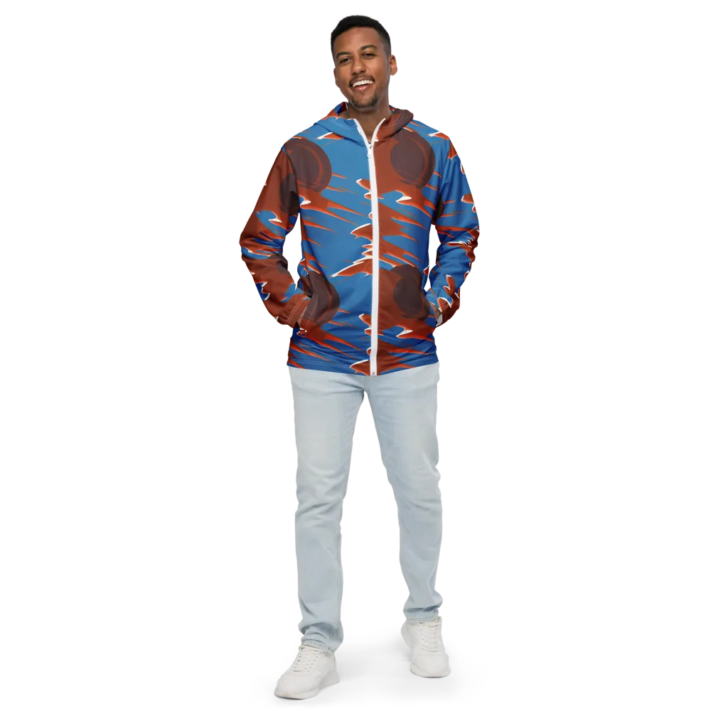 Desert Vortex on Men's Windbreaker — Front