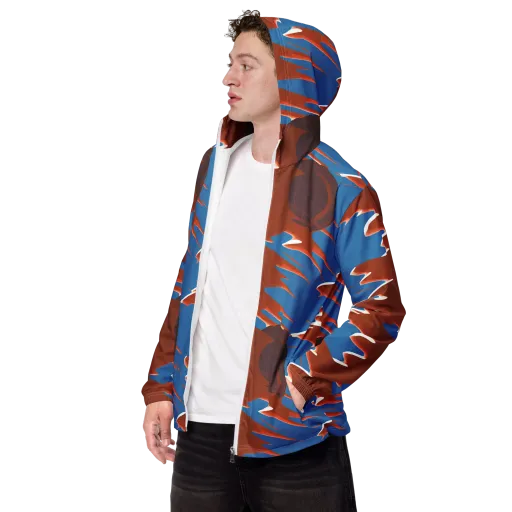 Desert Vortex on a Men's Windbreaker