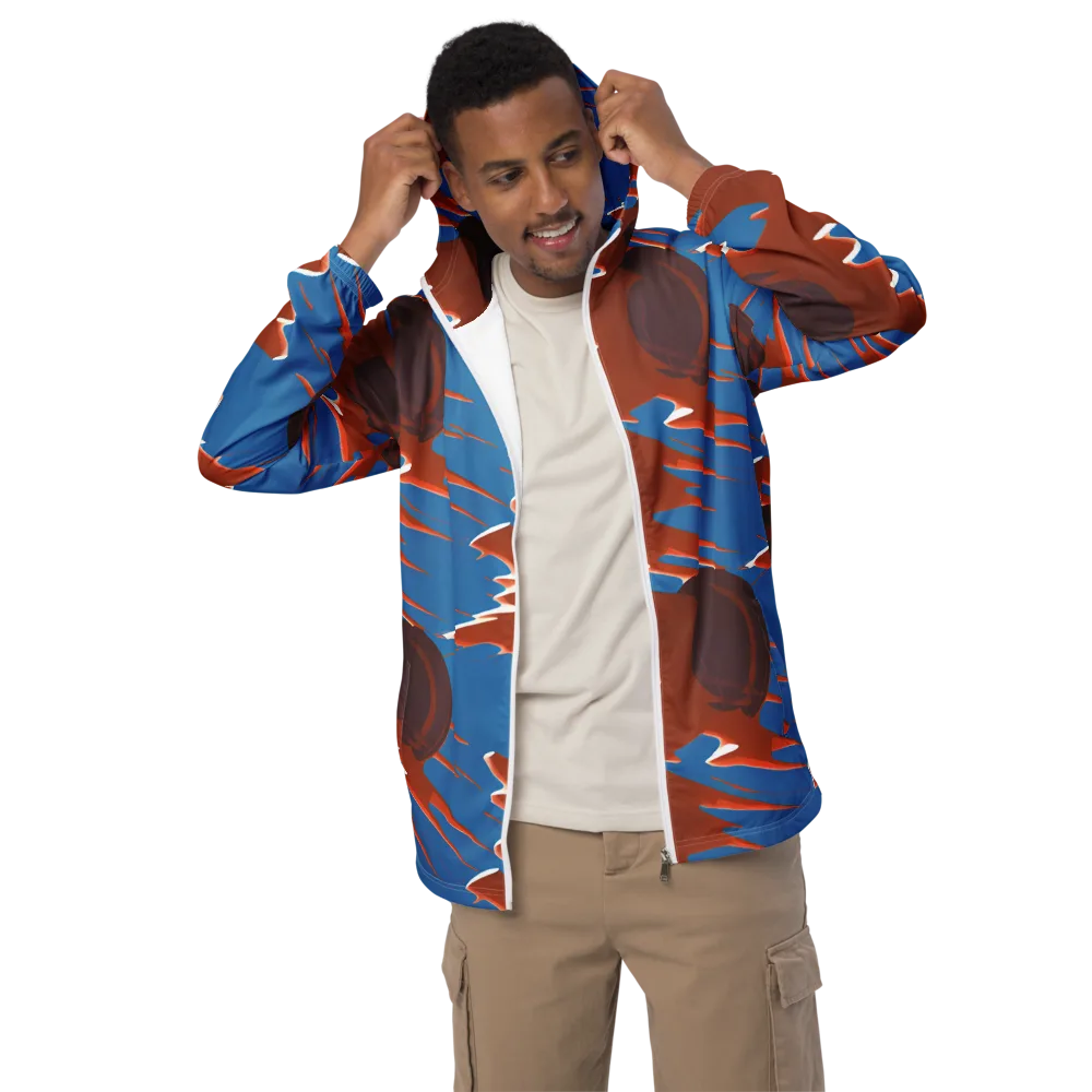 Desert Vortex on Men's Windbreaker — Front