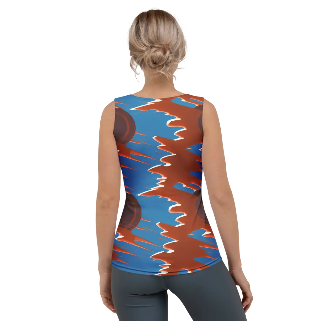 Desert Vortex on Women's Tank Top — Back