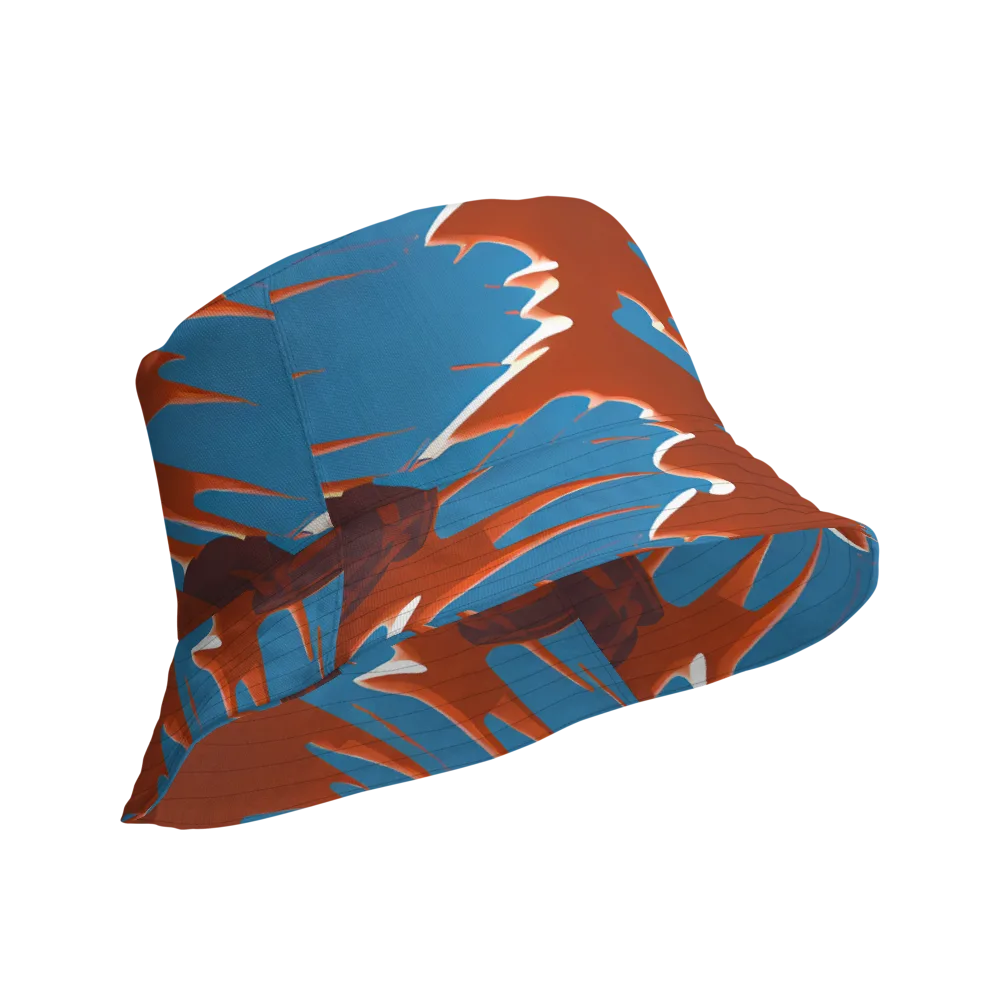 Desert Vortex on Reversible Bucket Hat — Product details Outside