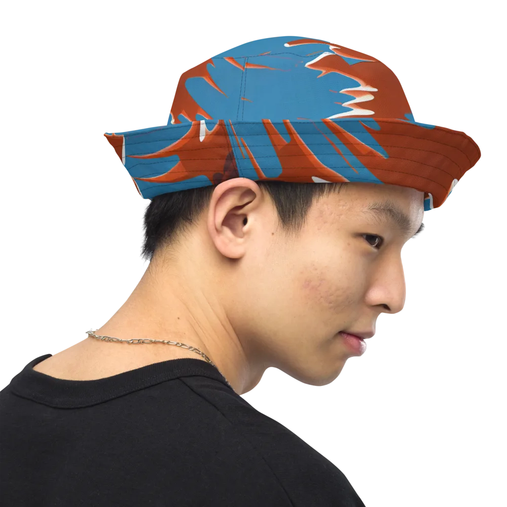 Desert Vortex on Reversible Bucket Hat — Right Outside
