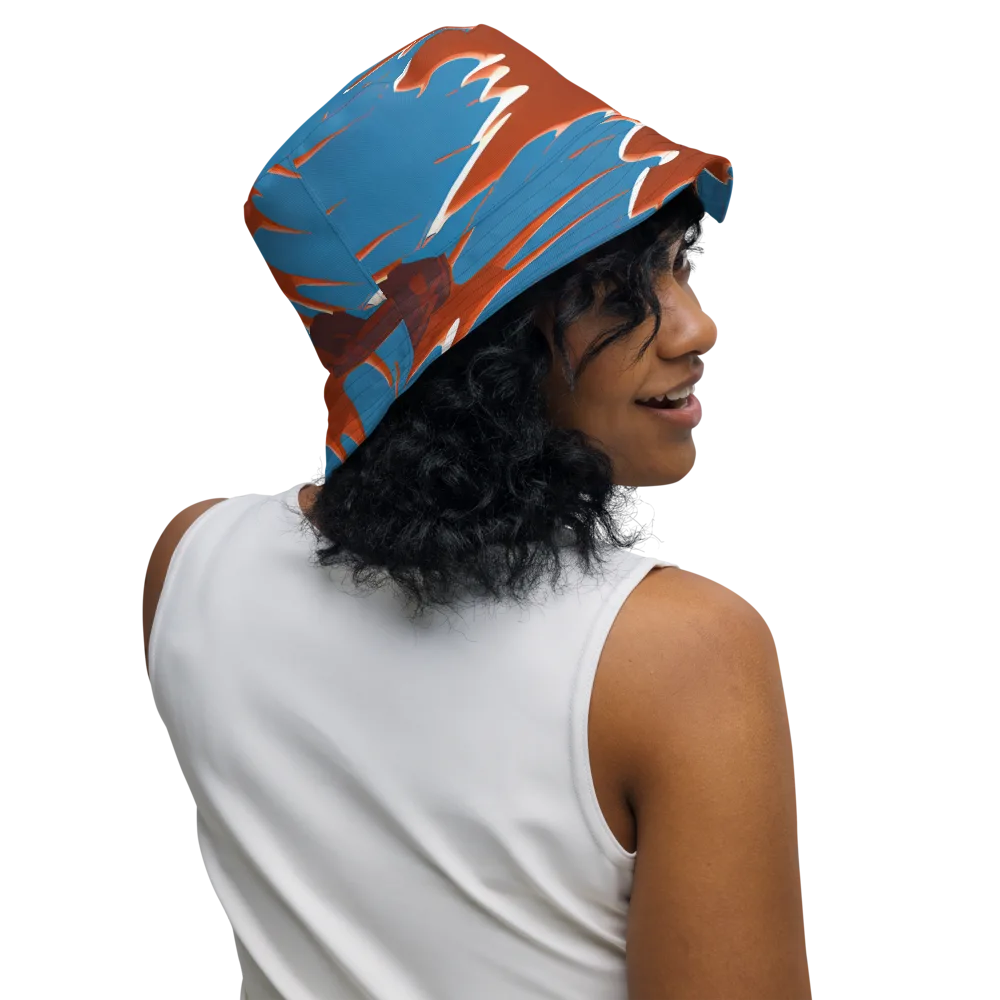 Desert Vortex on Reversible Bucket Hat — Right Outside