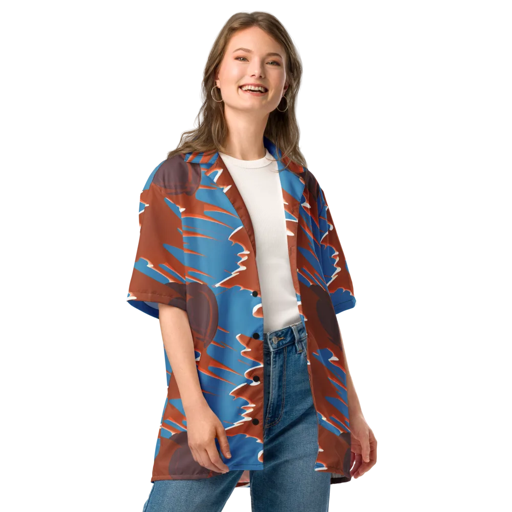 Desert Vortex on Button Shirt — Front