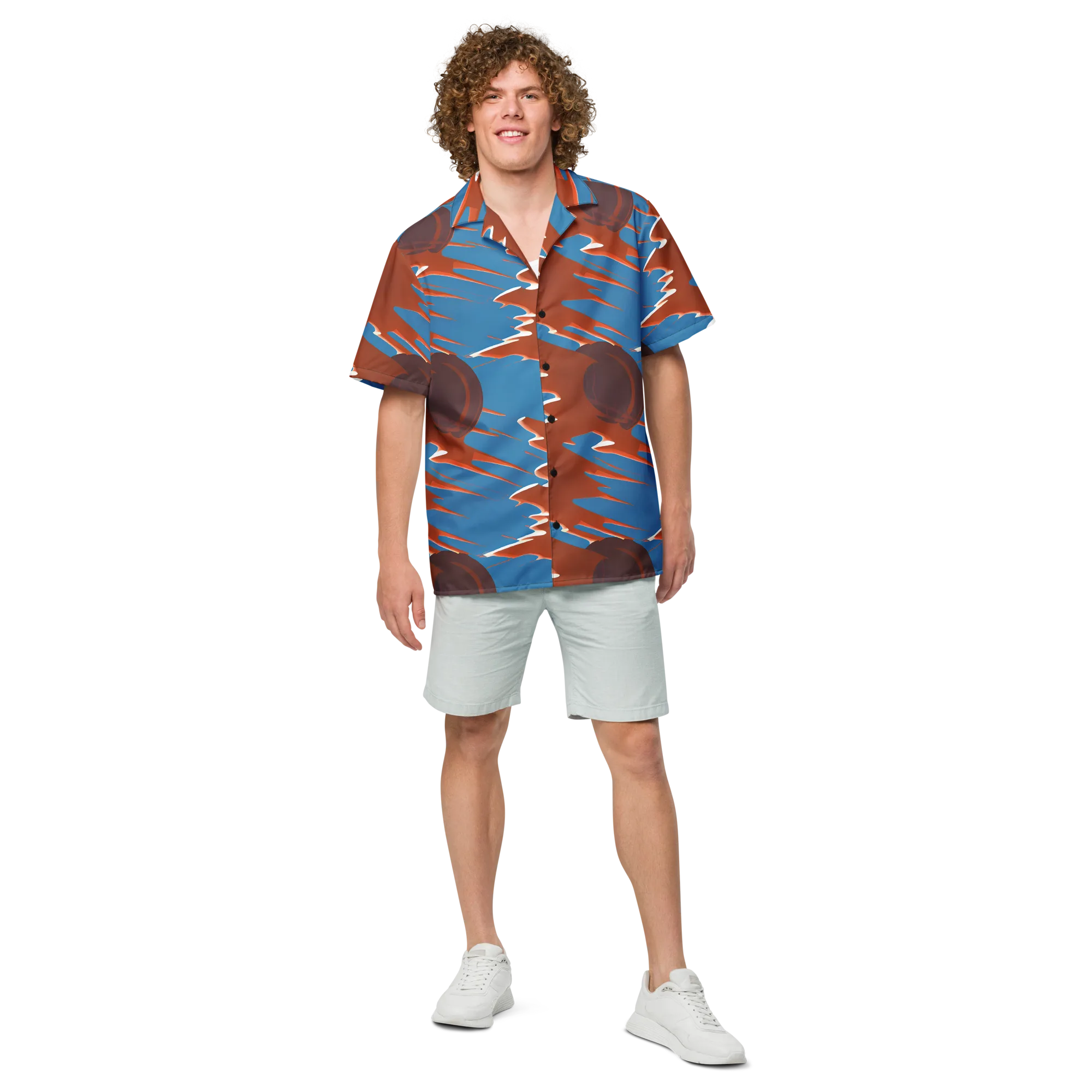 Desert Vortex on Button Shirt — Front