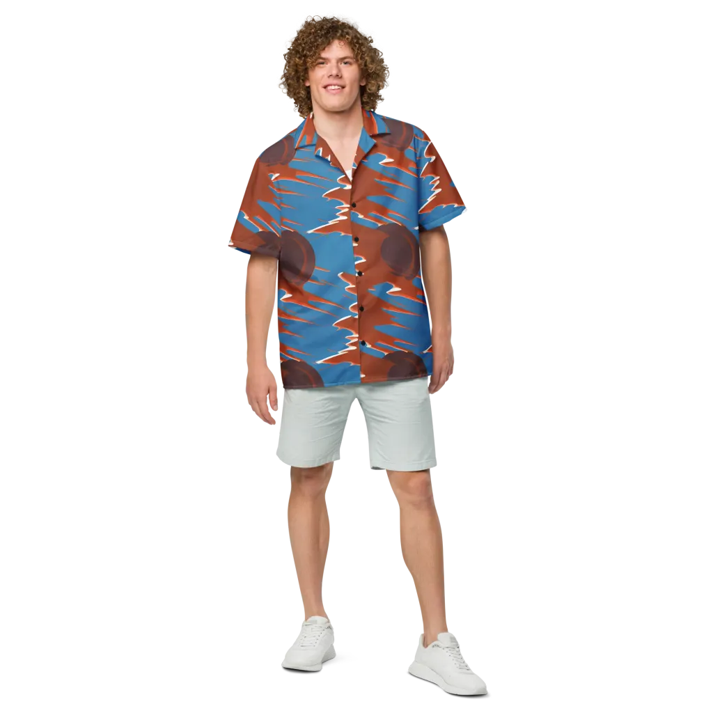 Desert Vortex on Button Shirt — Front