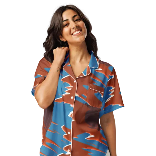 Desert Vortex on a Women's Short Sleeve Pajama Top