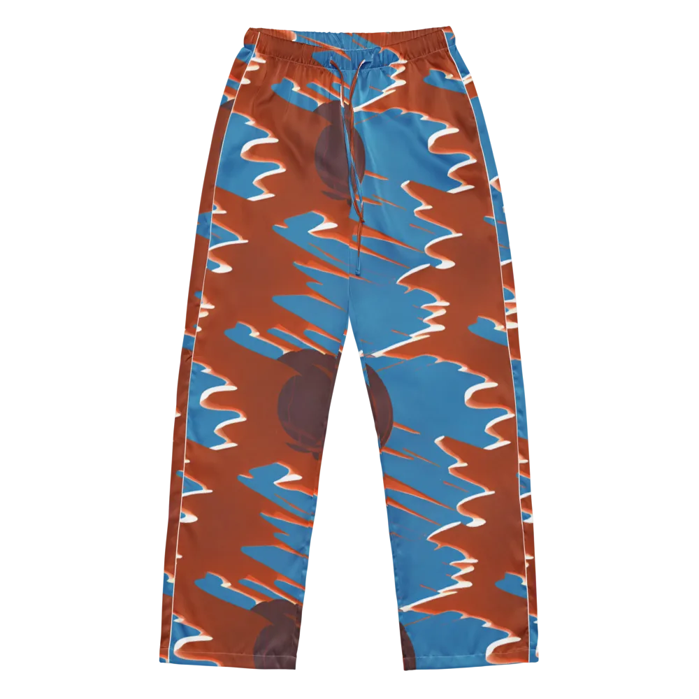 Desert Vortex on Women's Pajama Pants — Front