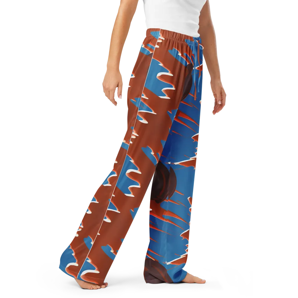 Desert Vortex on Women's Pajama Pants — Right Front