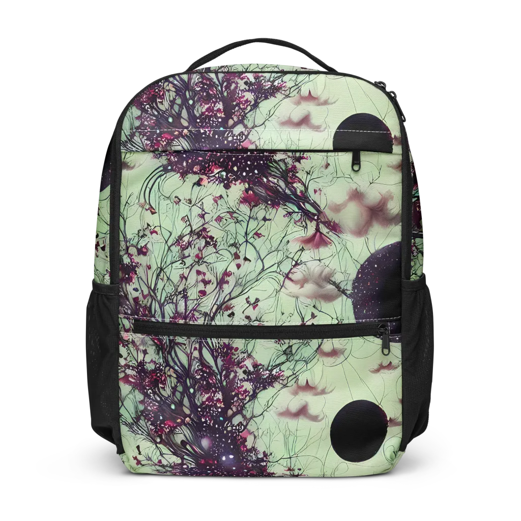 Celestial Bloom on Utility Backpack — Front