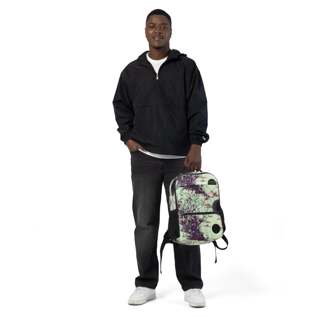 Celestial Bloom on Utility Backpack — Front