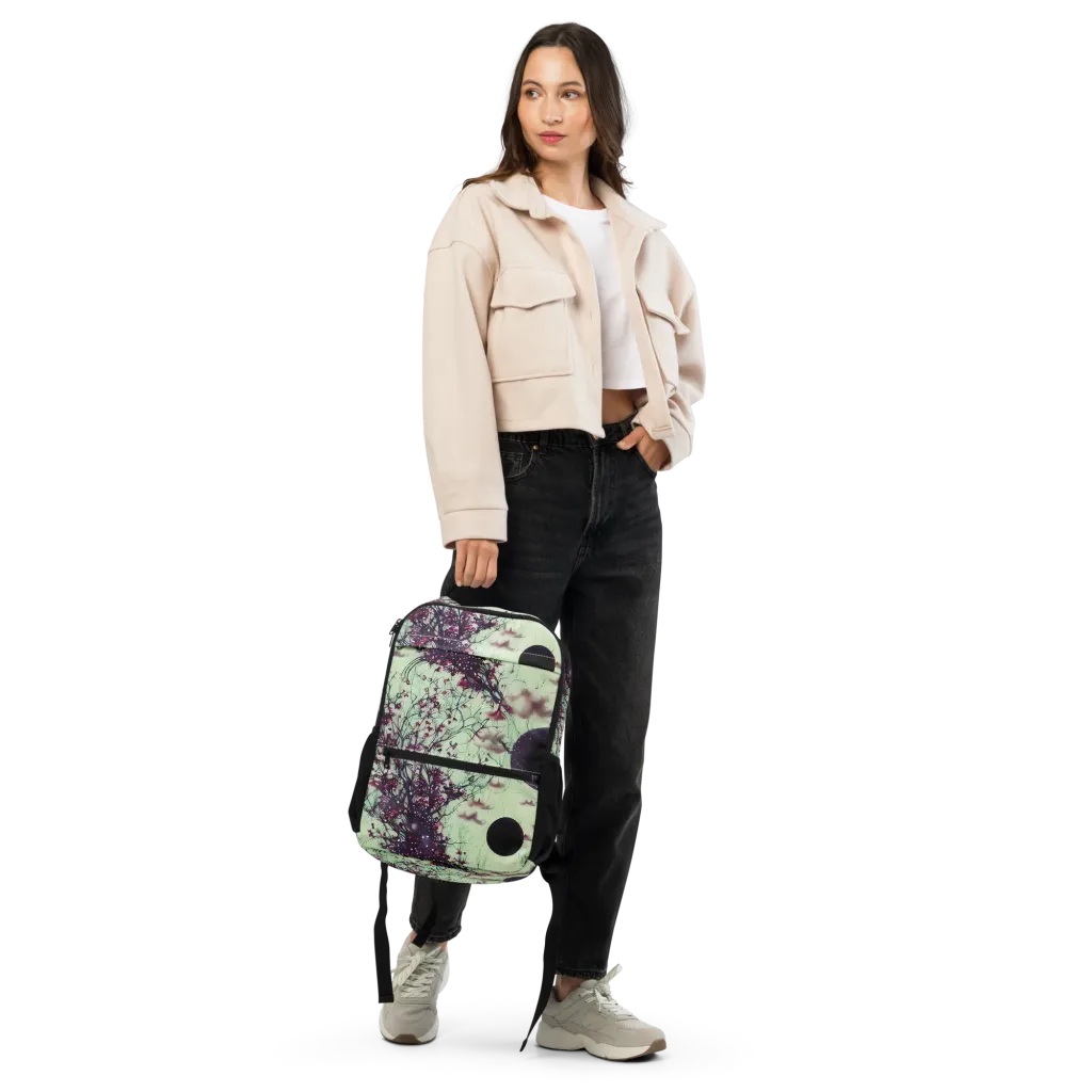 Celestial Bloom on Utility Backpack — Front