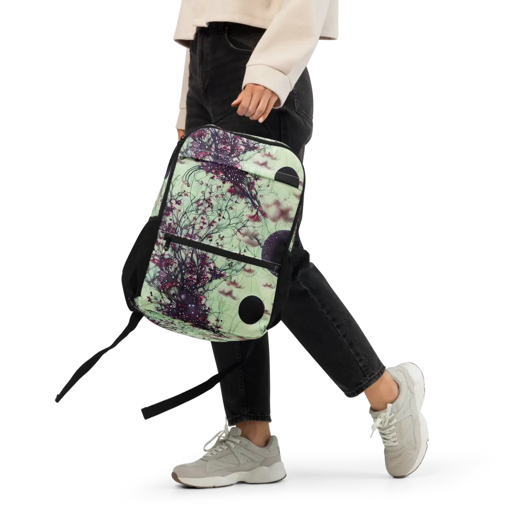 Celestial Bloom on Utility Backpack — Front