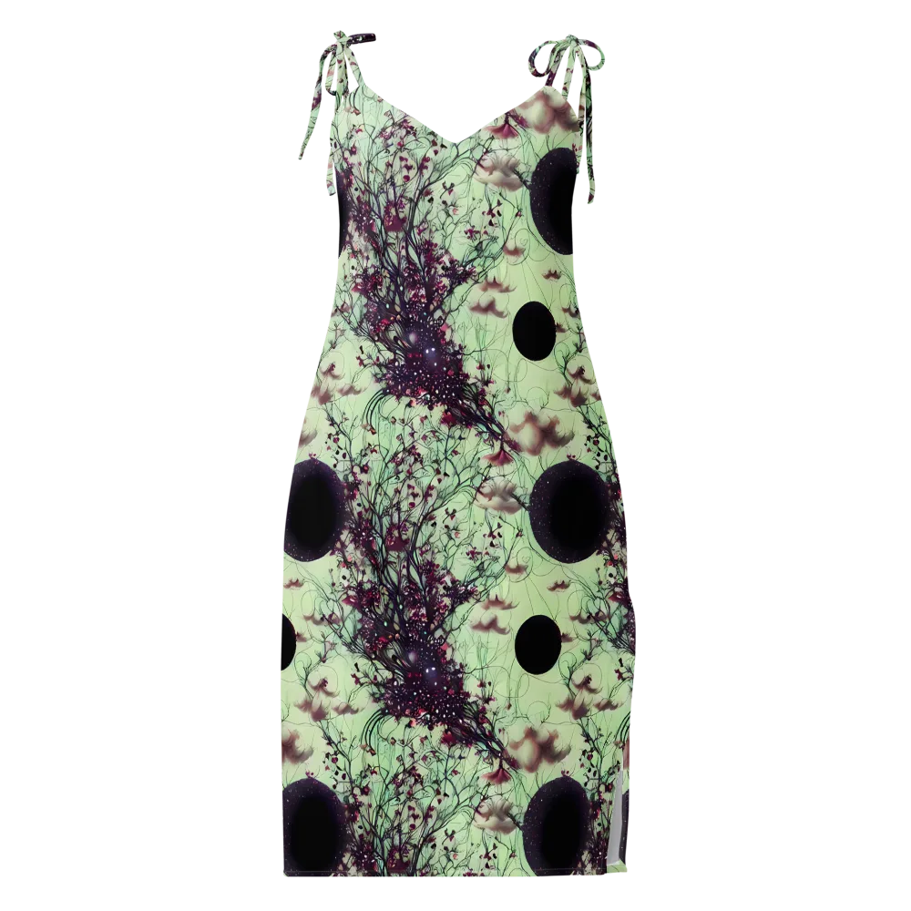 Celestial Bloom on Slip Dress — Front