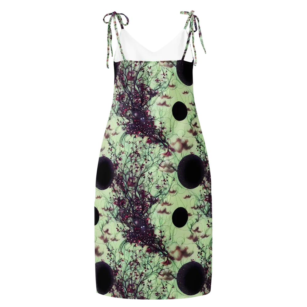 Celestial Bloom on Slip Dress — Back