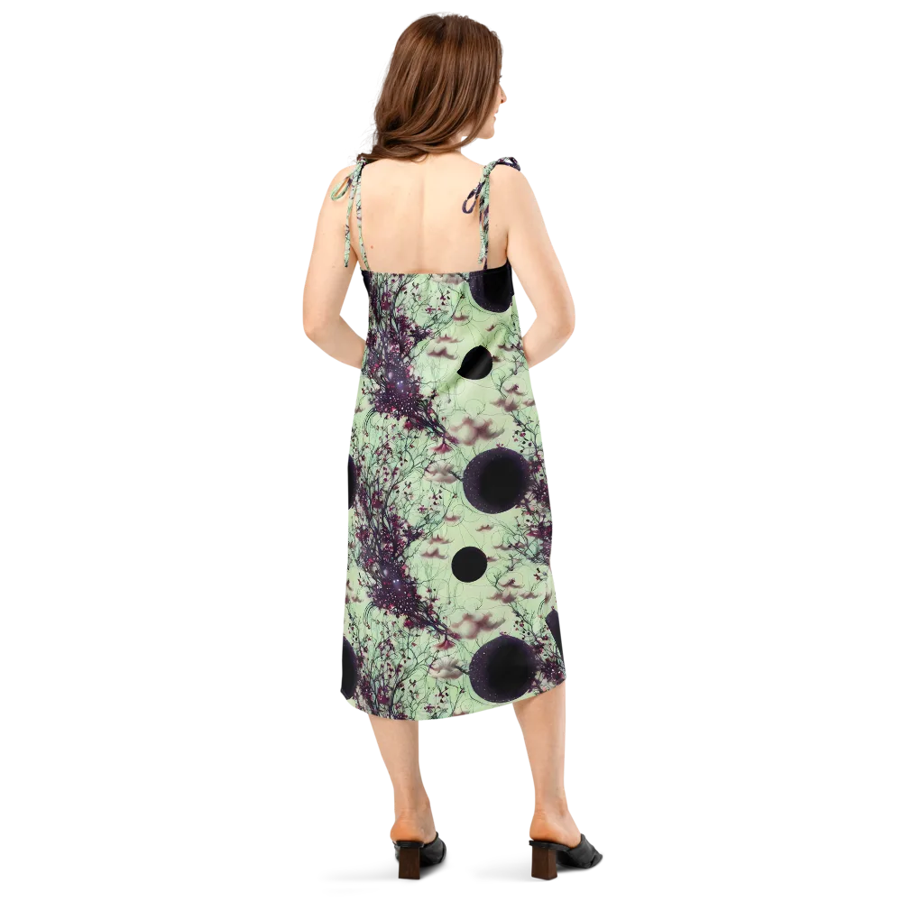 Celestial Bloom on Slip Dress — Back