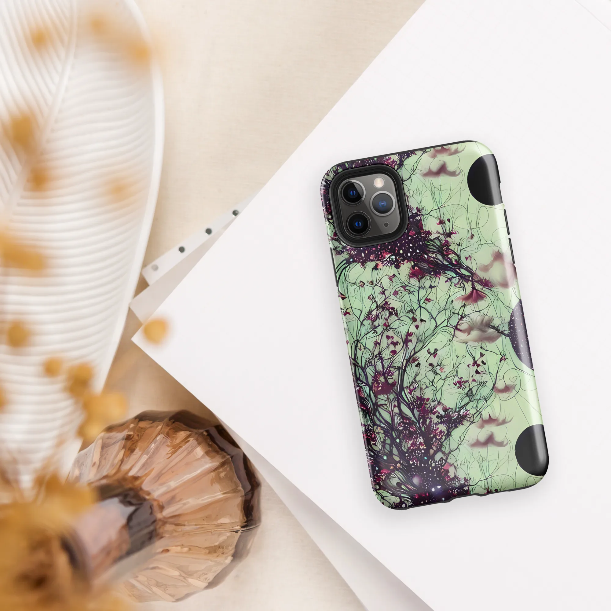 Celestial Bloom on Tough Case for iPhone® — Front