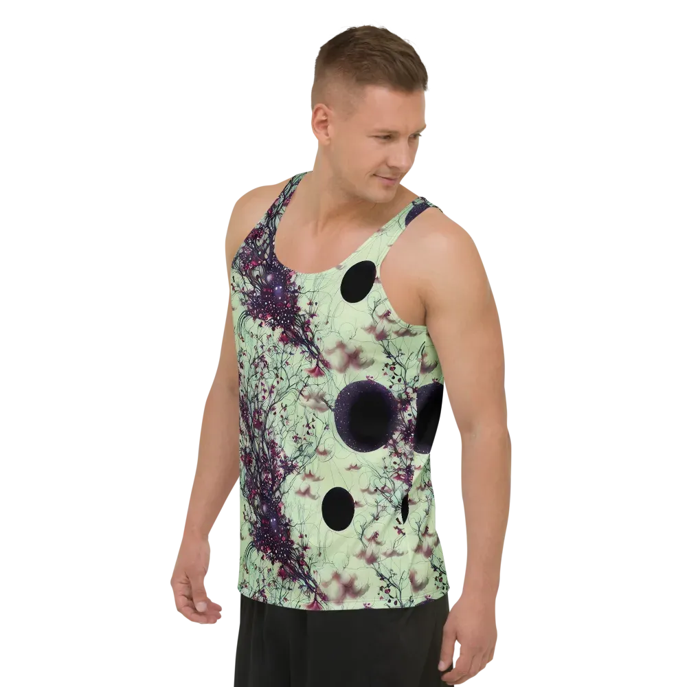 Celestial Bloom on Men's Tank Top — Left Front