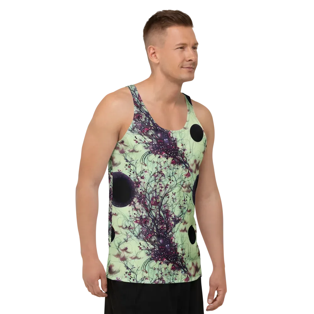 Celestial Bloom on Men's Tank Top — Right Front