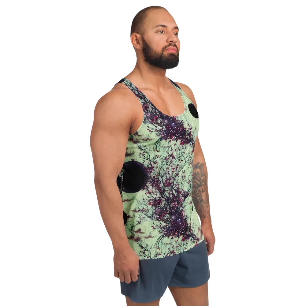 Celestial Bloom on Men's Tank Top — Right Front