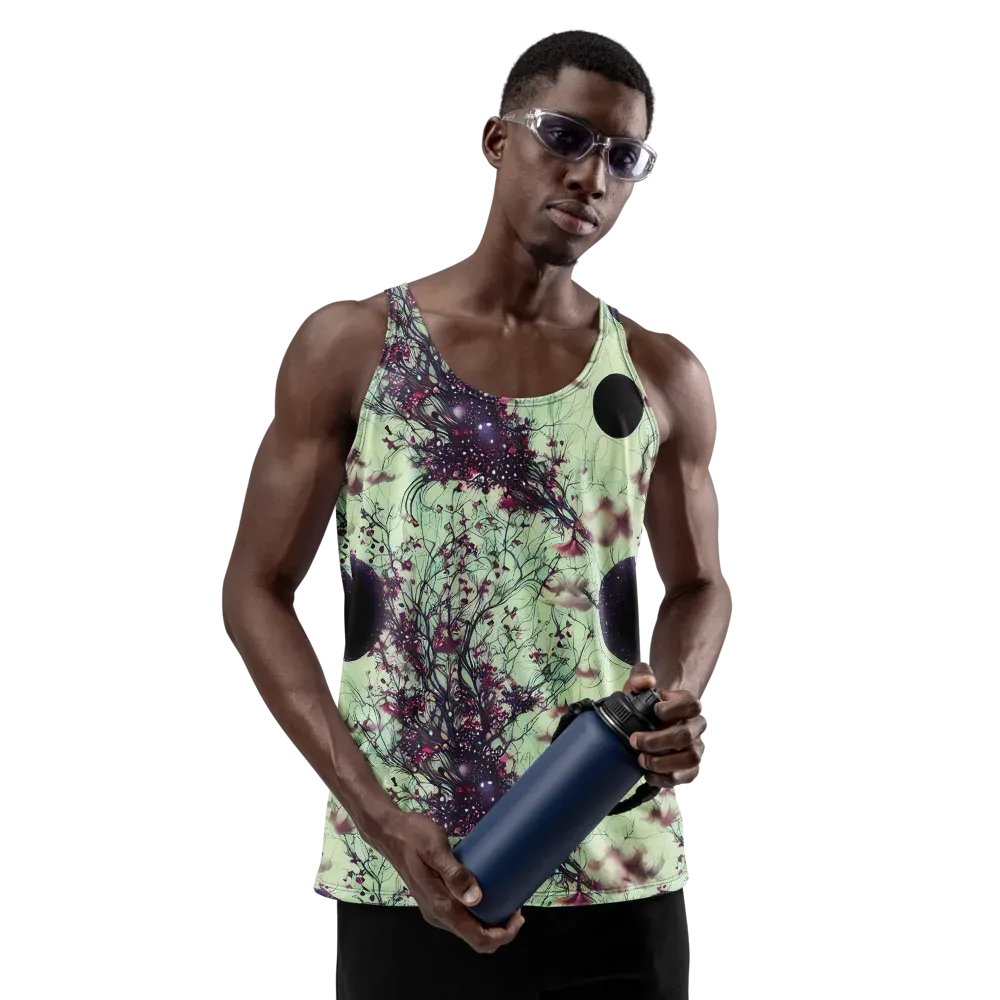 Celestial Bloom on Men's Tank Top — Front