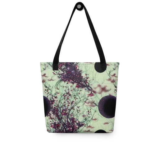 Celestial Bloom on a Tote Bag