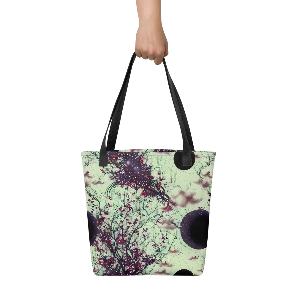 Celestial Bloom on Tote Bag — Front