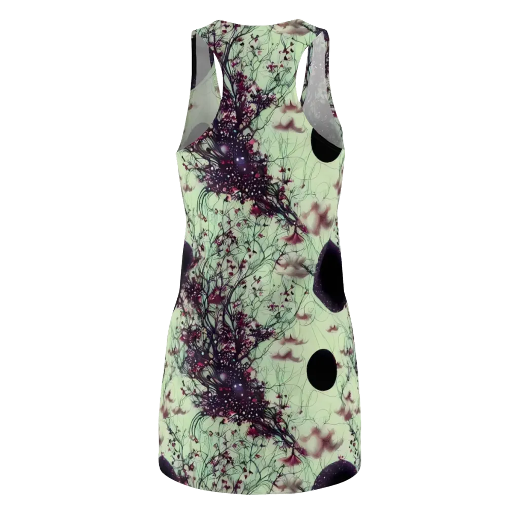 Celestial Bloom on Racerback Dress — Back