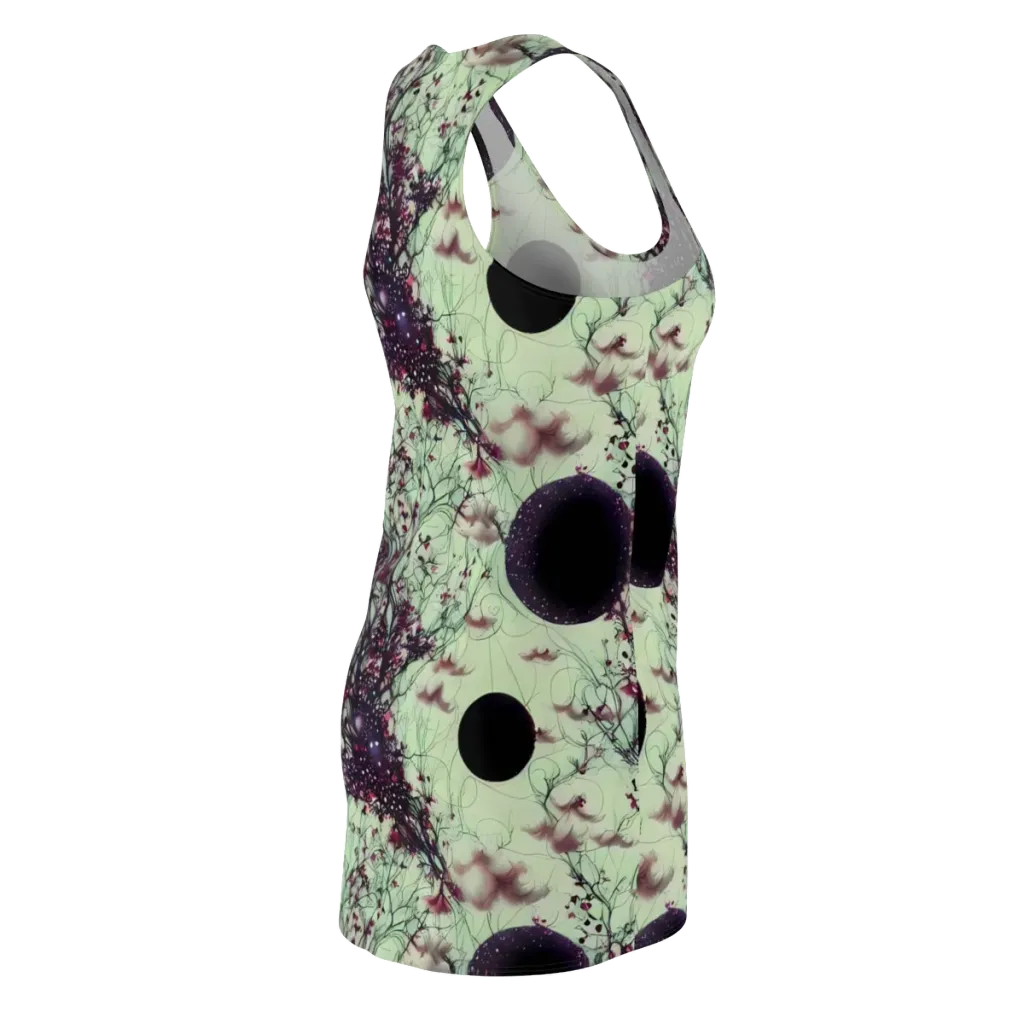 Celestial Bloom on Racerback Dress — Back Side