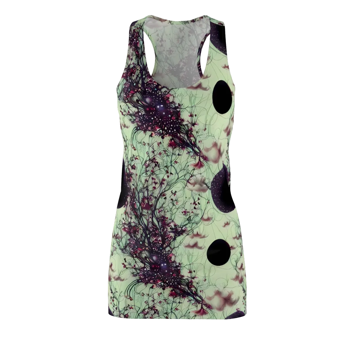 Celestial Bloom on Racerback Dress — Front