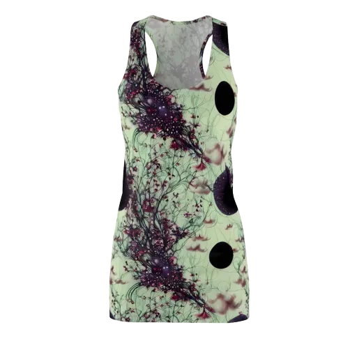 Celestial Bloom on a Racerback Dress