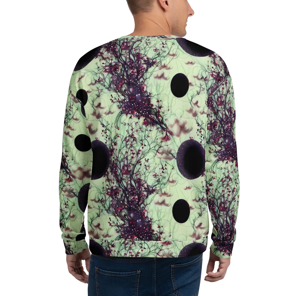 Celestial Bloom on Sweatshirt — Back