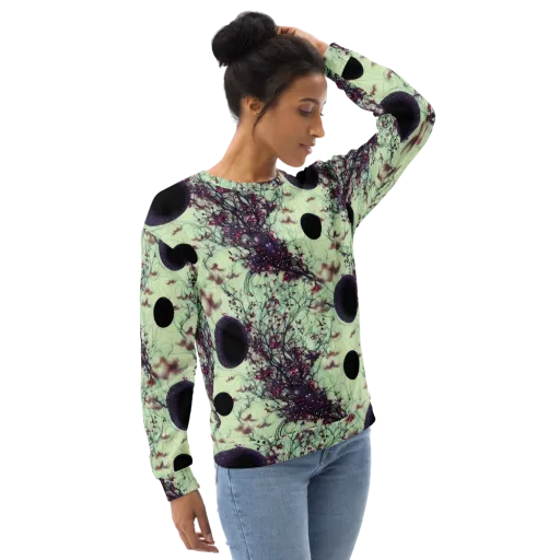 Celestial Bloom on a Sweatshirt