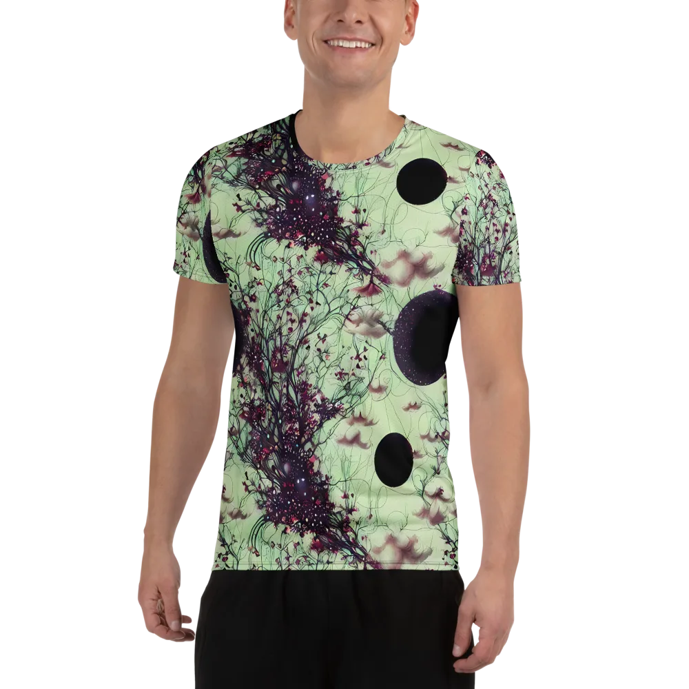 Celestial Bloom on Men's Athletic T-Shirt — Front