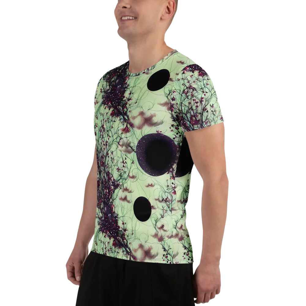 Celestial Bloom on Men's Athletic T-Shirt — Left