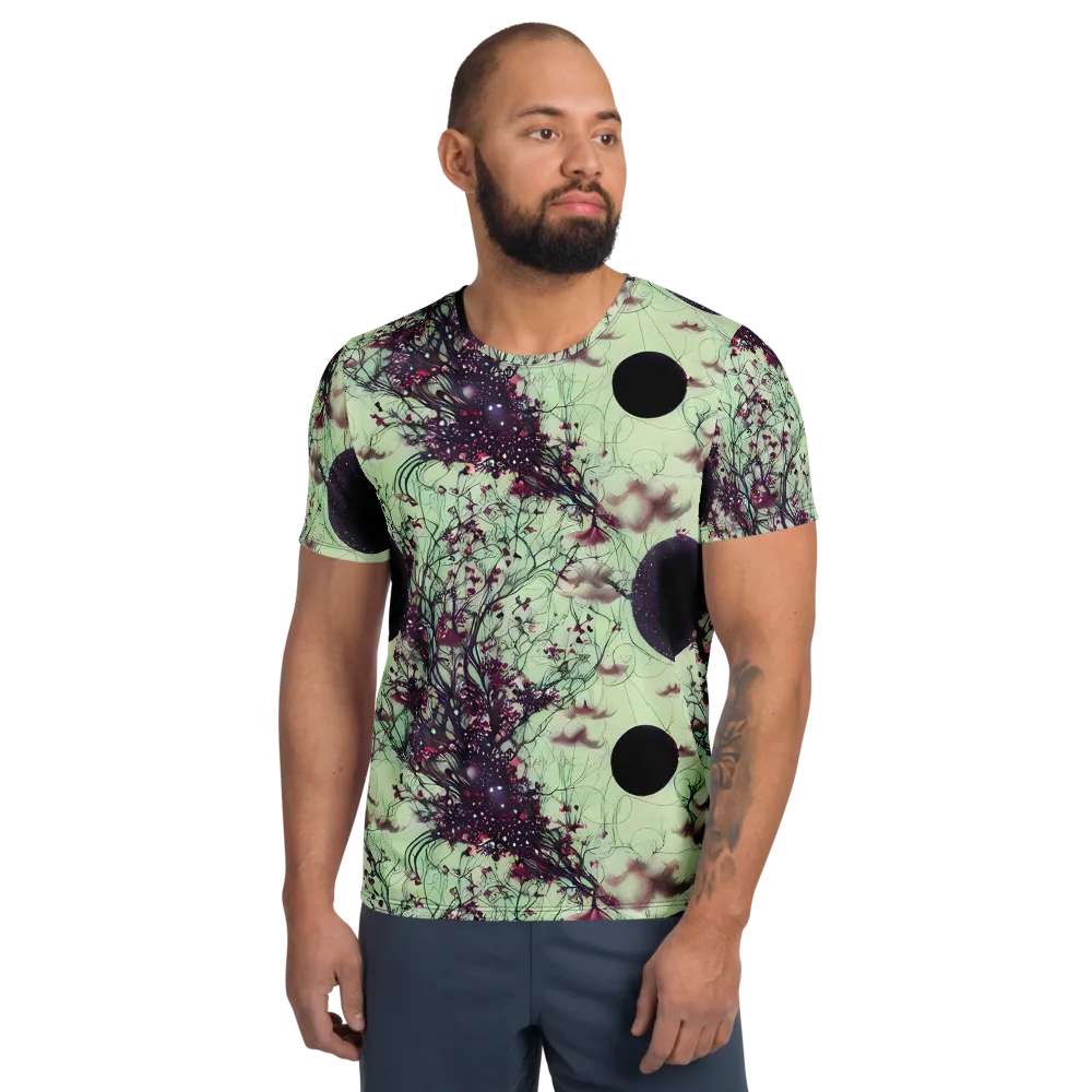 Celestial Bloom on Men's Athletic T-Shirt — Front
