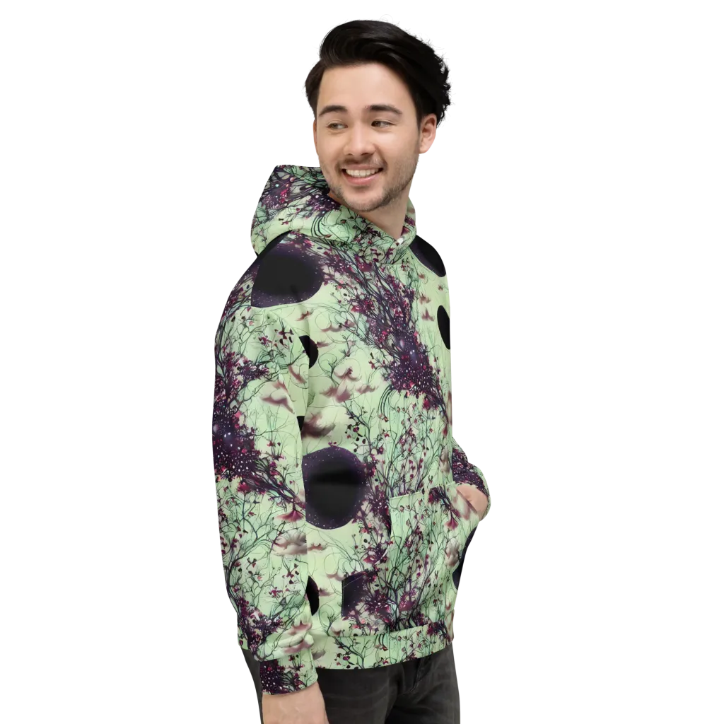 Celestial Bloom on Hoodie — Right