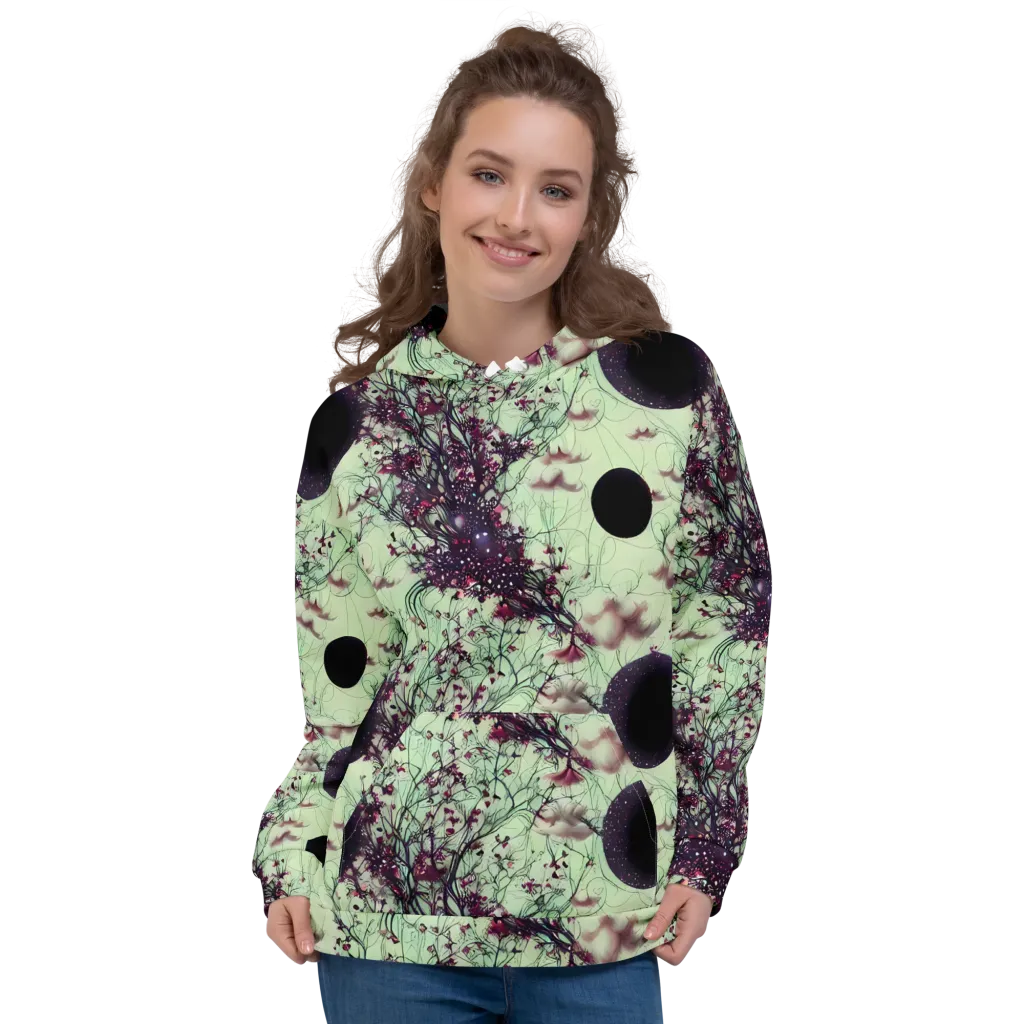 Celestial Bloom on Hoodie — Front