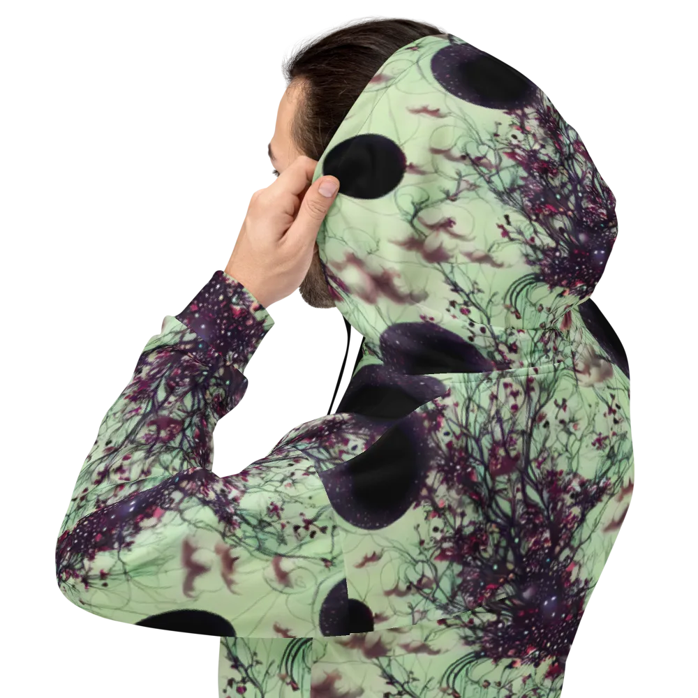 Celestial Bloom on Hoodie — Back