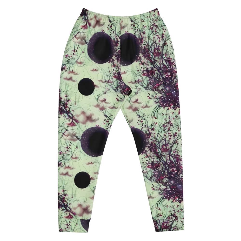 Celestial Bloom on Men's Joggers — Front