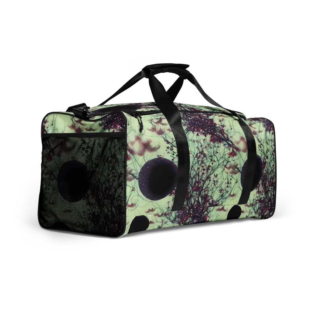 Celestial Bloom on Duffle Bag — Right Front