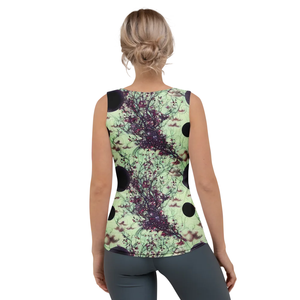 Celestial Bloom on Women's Tank Top — Back